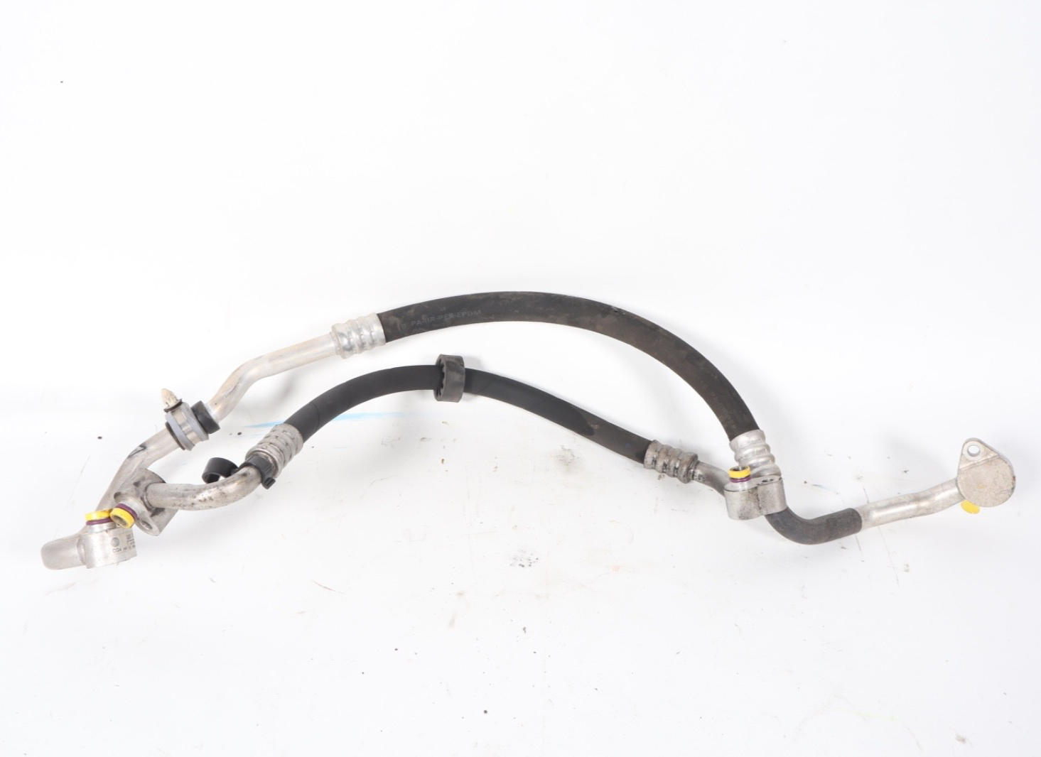 2007-2010 AUDI Q7 AC AIR CONDITIONING PIPE LINE HOSE SET OEM 7L0820721E