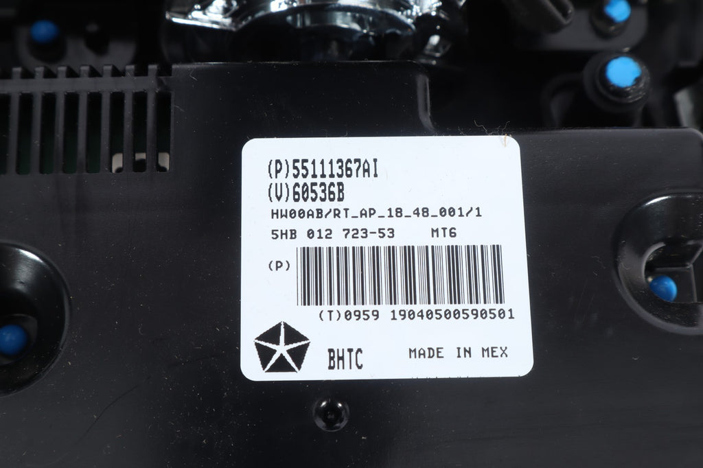 2012-2020 DODGE CARAVAN TOWN COUNTRY HEATER CLIMATE CONTROL HEATED STEERING OEM