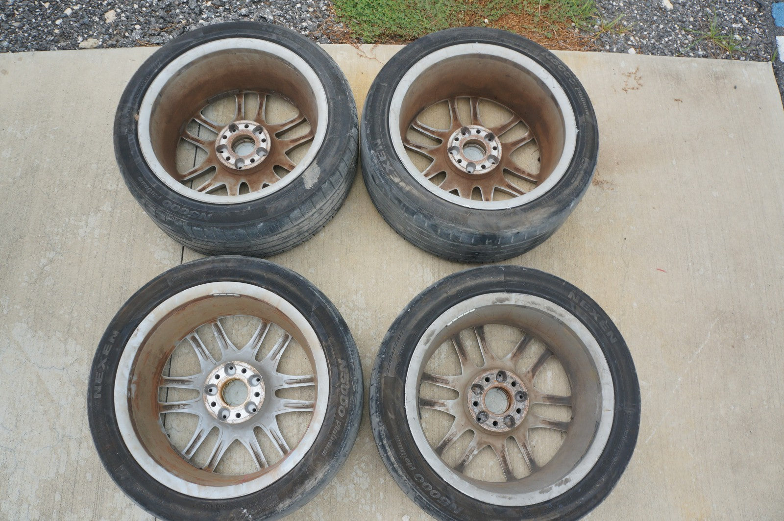 2006-2008 SLK280 Wheel 17x7.5 Twelve 12 Six 6 Split Spoke RIM RIMS WHEELS SET