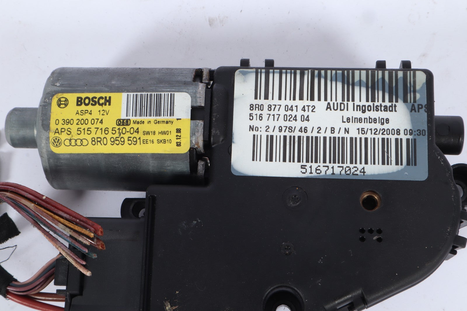2009-2014 AUDI Q5 8R - SUNROOF/ SUN ROOF MOTOR 8R0959591 OEM