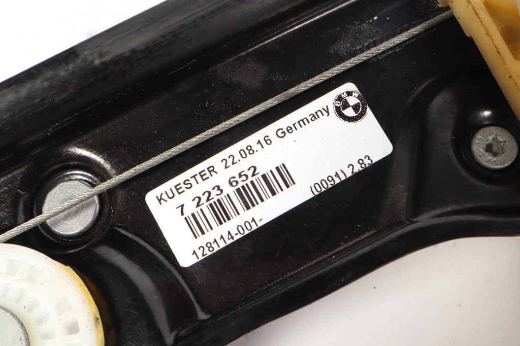 2012-2018 BMW 640i 650i Front Right Window Regulator W/ Motor 7223652 OEM
