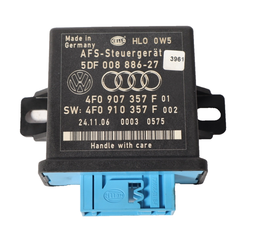 2007-2009 AUDI Q7 HEADLIGHT RANGE CONTROL MODULE 4F0907357F OEM