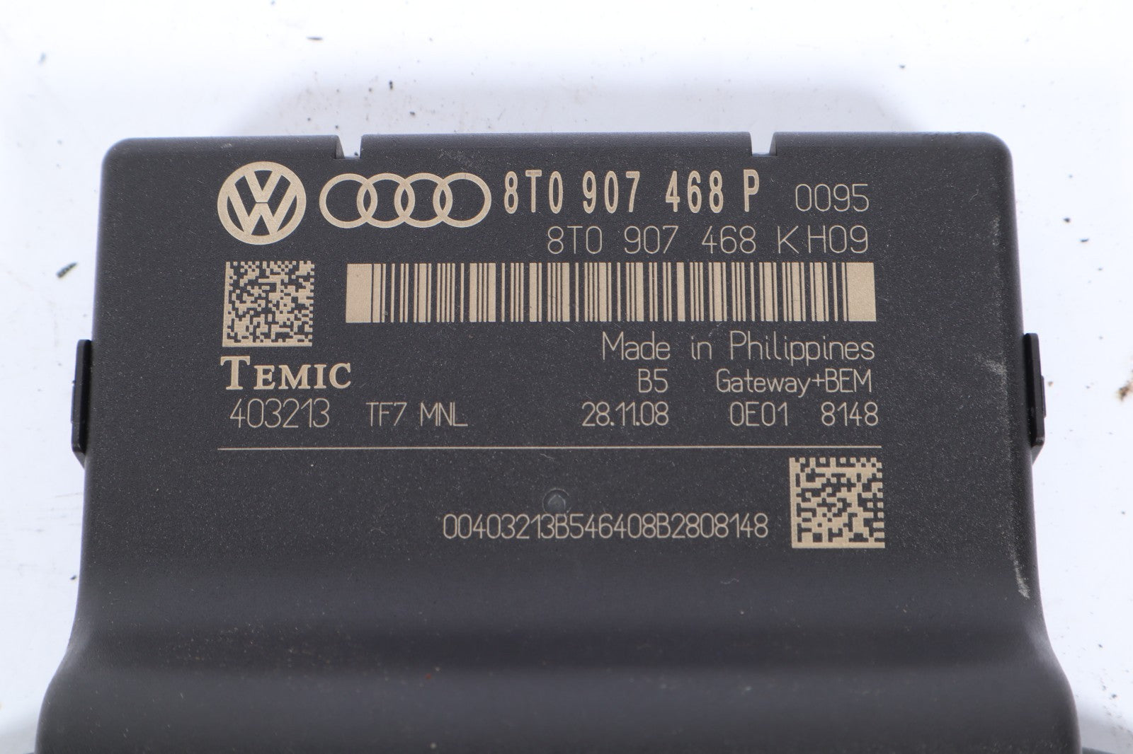 2009-2017 AUDI Q5 NETWORK GATEWAY CONTROL MODULE 8T0907468P  OEM