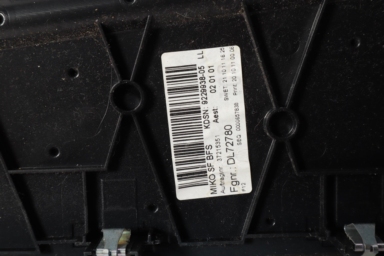 12-18 BMW F12 650i 640i Center Console Molding Trim Cover Right Side Black OEM