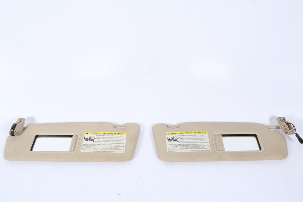 2011-2014 AUDI Q5 SUNVISOR SUN VISOR SHADE RIGHT & LEFT PAIR SET W/MIRROR OEM