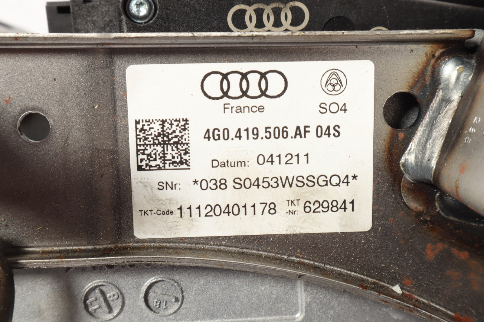 2012-2017 AUDI A7 QUATTRO 3.0L MANUAL ADJUSTMENT POWER STEERING COLUMN OEM