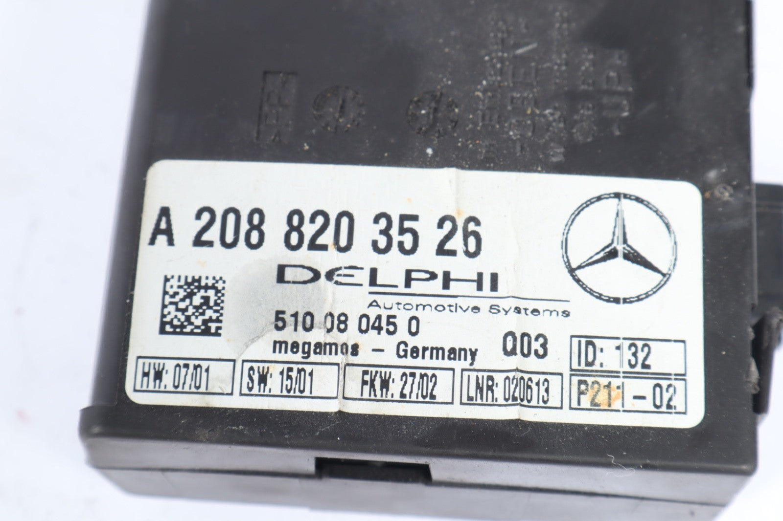 1999 - 2003 Mercedes CLK320 CLK430 Anti Theft Control Module Alarm OEM