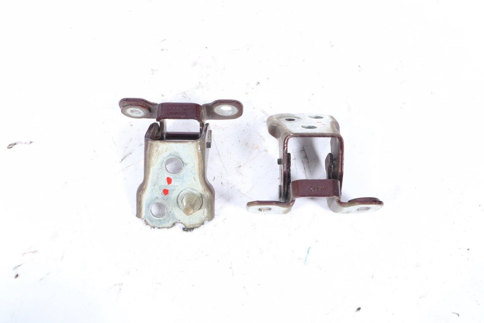 2010-2012 Ford Taurus Front Right Side Upper Lower Door Hinge Pair Set OEM