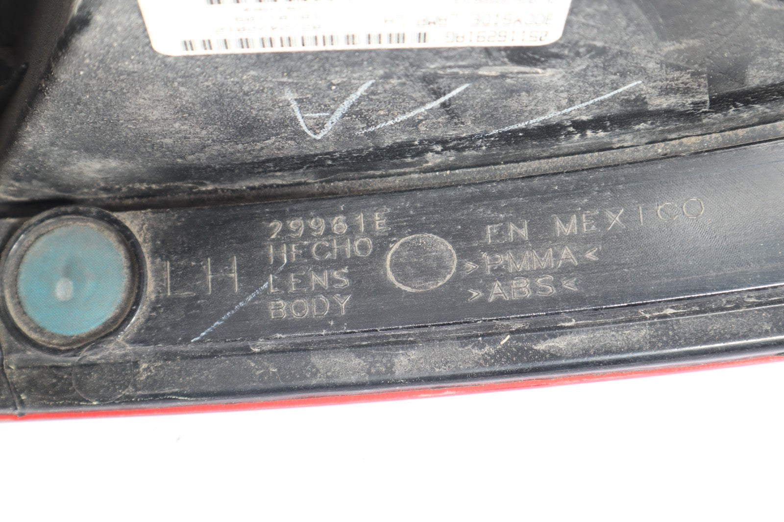 2009-2020 DODGE JOURNEY REAR LEFT INNER LEFTGATE TRUNK TAIL LIGHT LAMP OEM