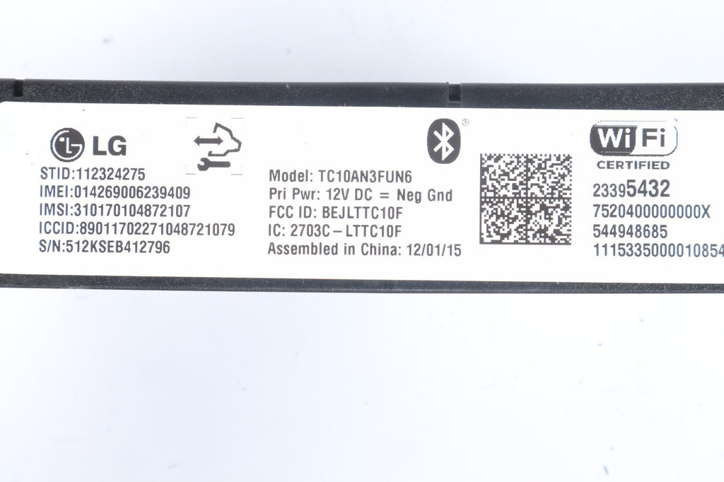 2016 BUICK CASCADA COMMUNICATION CONTROL MODULE UNIT OEM 23395432