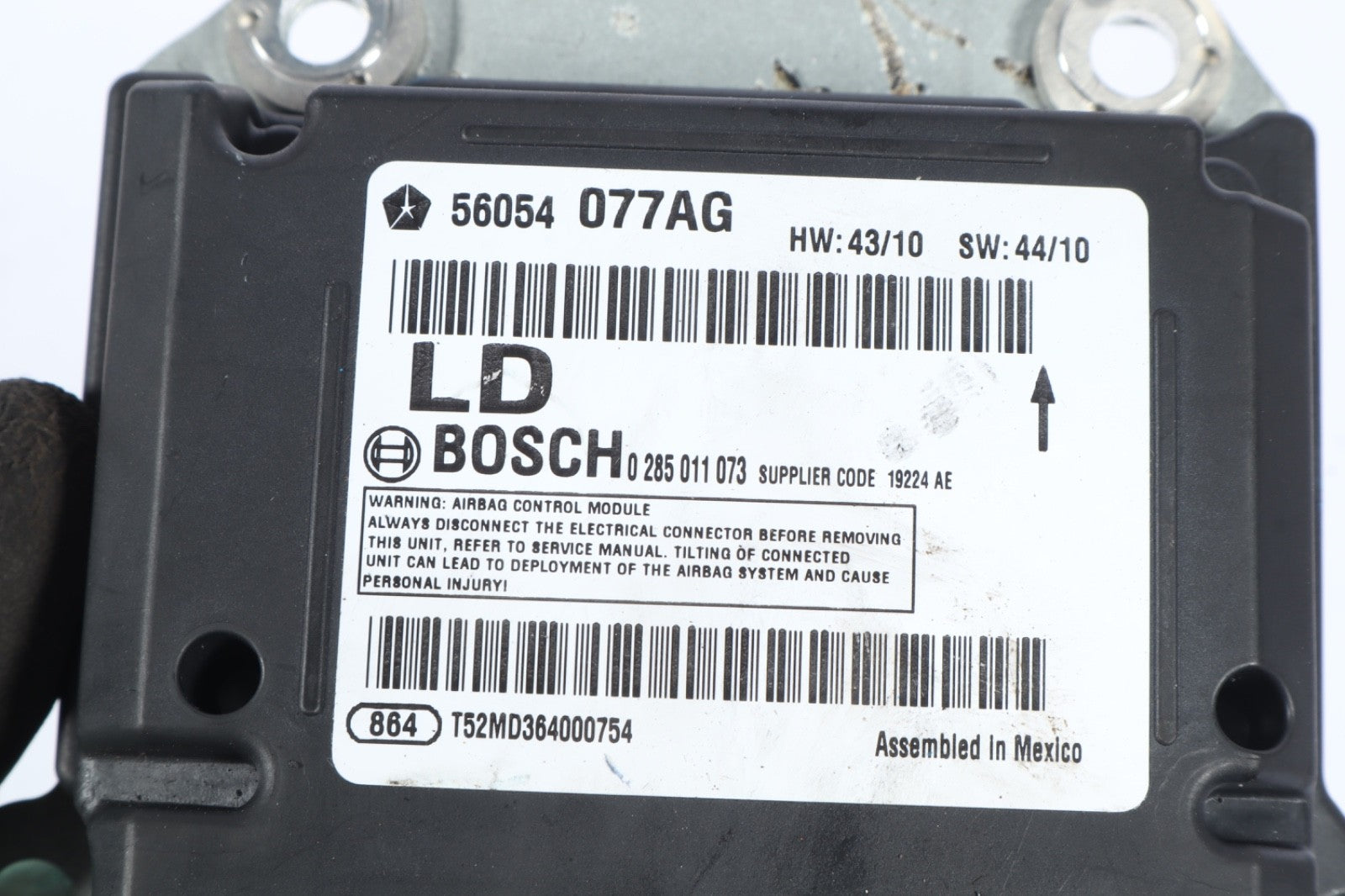 2011-2014 DODGE CHARGER CONTROL MODULE OEM 56054077AG