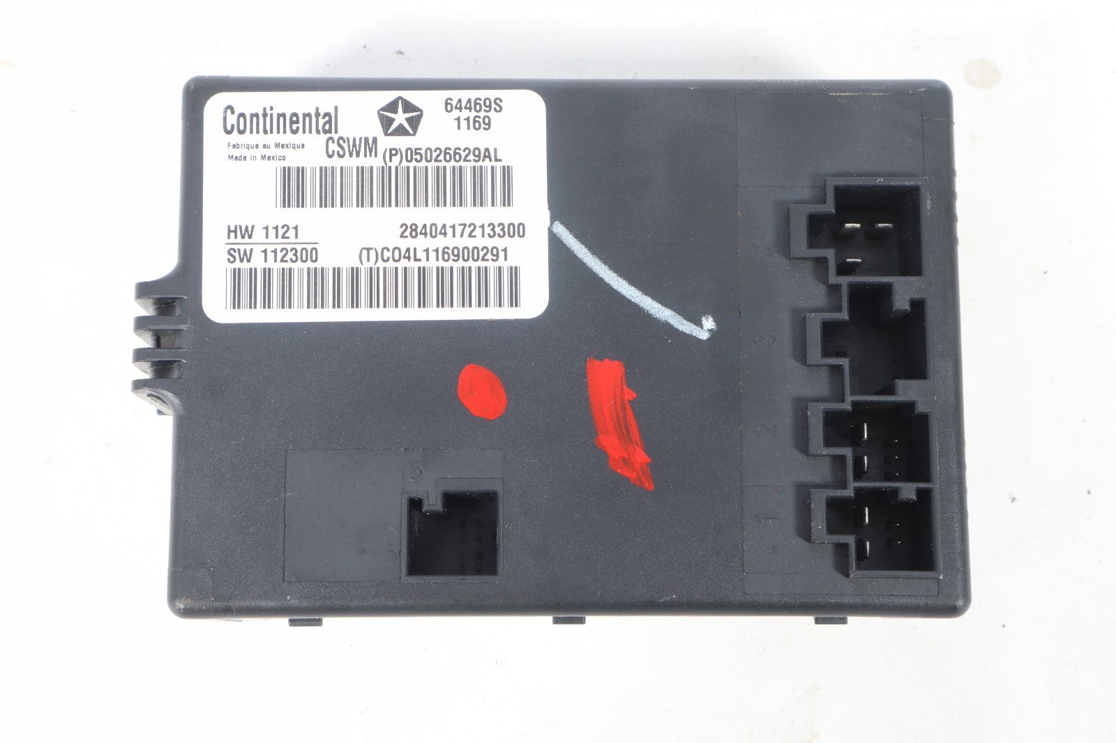 2019 GRAND CARAVAN TOWN & COUNTRY HEATED SEAT CONTROL MODULE OEM 05026629AL