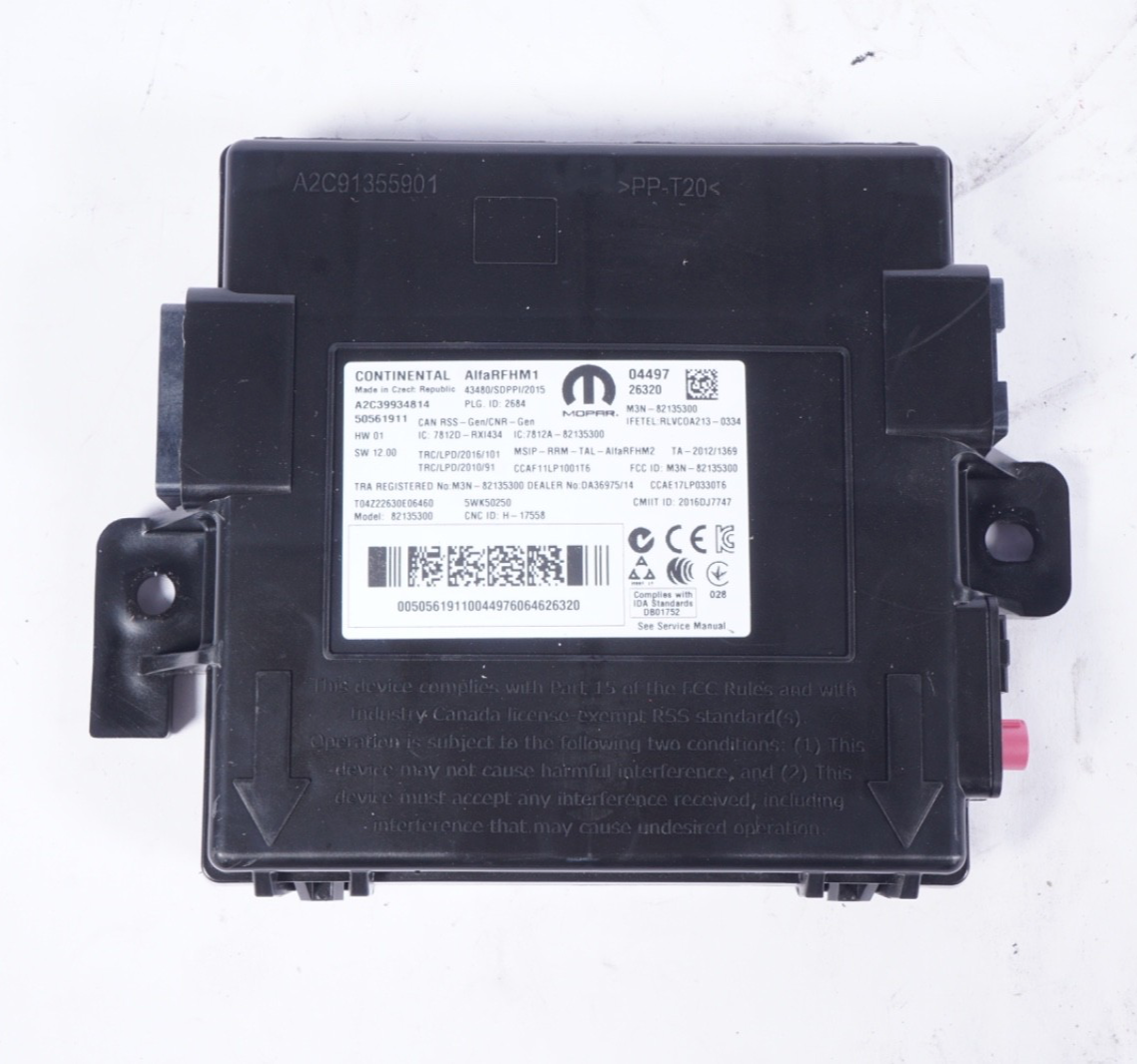 2018 - 2025 ALFA ROMEO STELVIO KEYLESS ENTRY CONTROL MODULE UNIT OEM 50561911