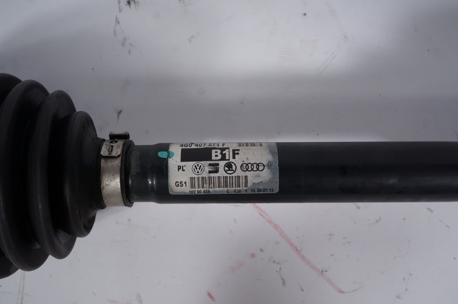 2012-2017 AUDI A7 QUATTRO FRONT RIGHT SIDE AXLE CV SHAFT 4G0407271F OEM