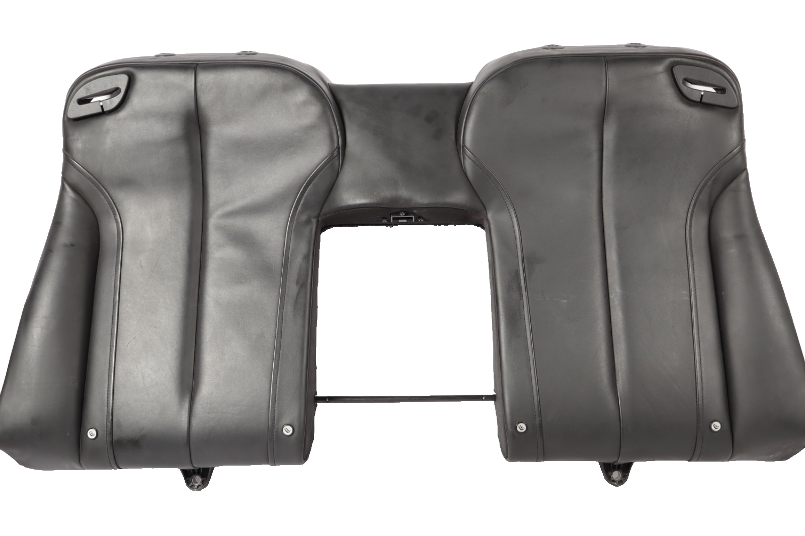 12-18 BMW 650i 640i 535i Rear Seat Cushion Leather Top Upper Black OEM