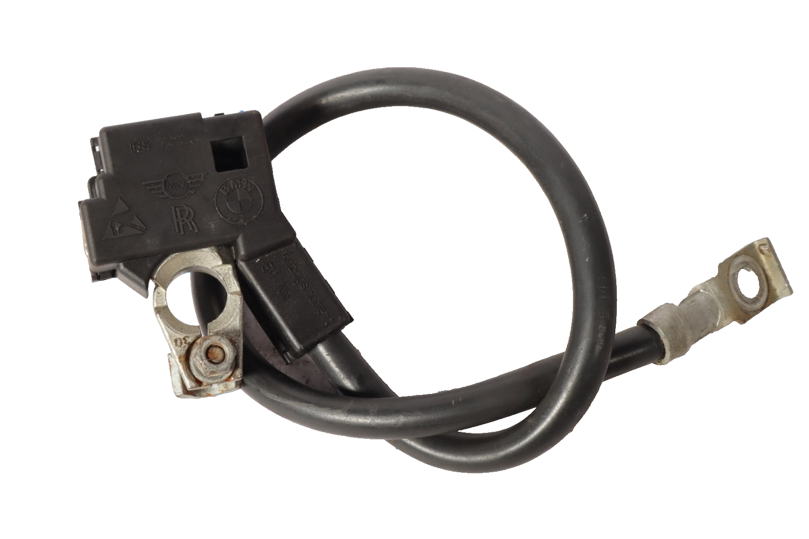 09-19 BMW F10 535i 650i 740i X3 X4 M5 M6 TRUNK NEGATIVE BATTERY CABLE OEM