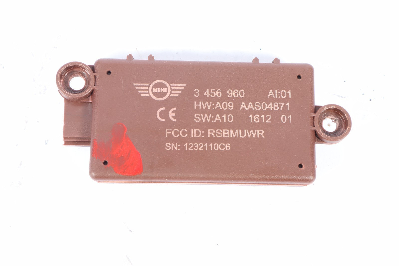2007-2014 MINI COOPER DOOR ALARM THEFT SYSTEM UNIT MODULE 3 456 960 OEM