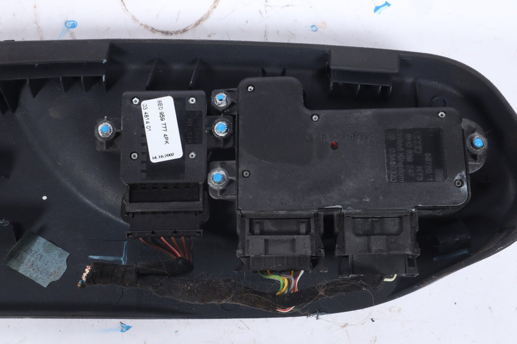 2002-2008 AUDI A4 CABRIOLET LEFT SEAT TRIM CONTROLS BLACK 8E09597774PK OEM