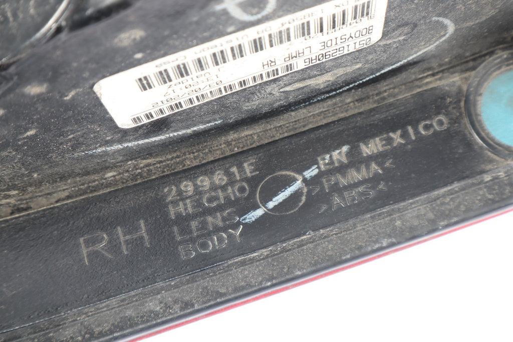 2009 - 2011 Dodge Journey Right Passenger Side Tail Light OEM