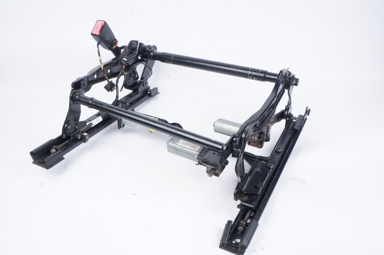 2012 - 2018 AUDI A6 A7 FRONT LEFT SIDE LOWER POWER SEAT TRACK FRAME W/ MOTOR OEM