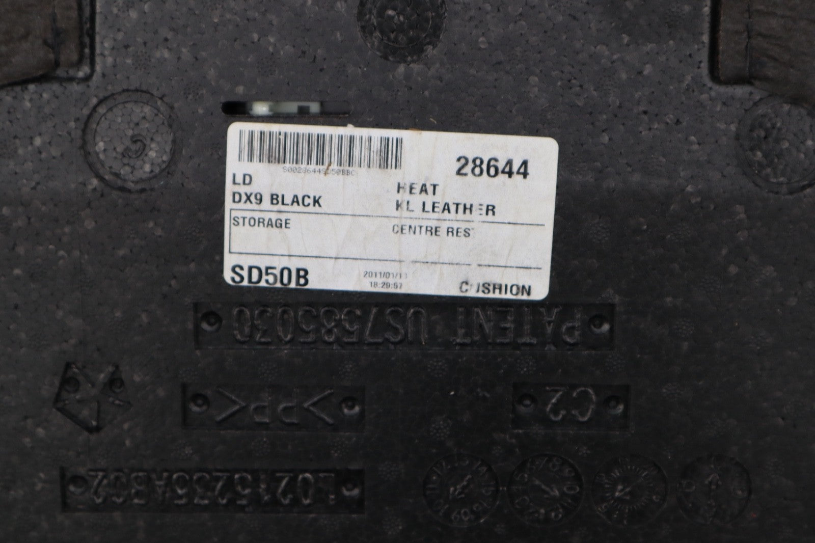 2011 - 2022 Dodge Charger Rear Bottom Cushion Seat Black OEM