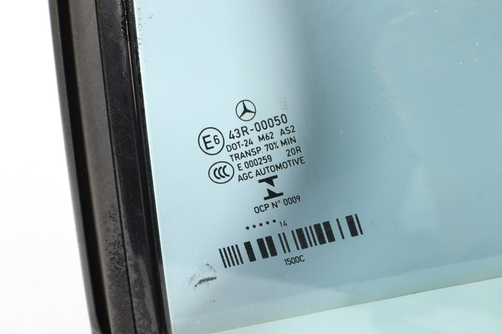 10-17 Mercedes W207 E350 E550 Coupe Rear Left Driver Quarter Window Glass OEM