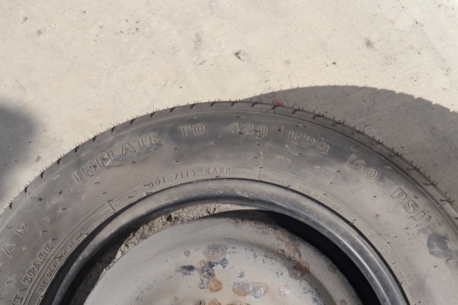 2009-2018 MITSUBISHI OUTLANDER  SPARE TIRE 16 OEM