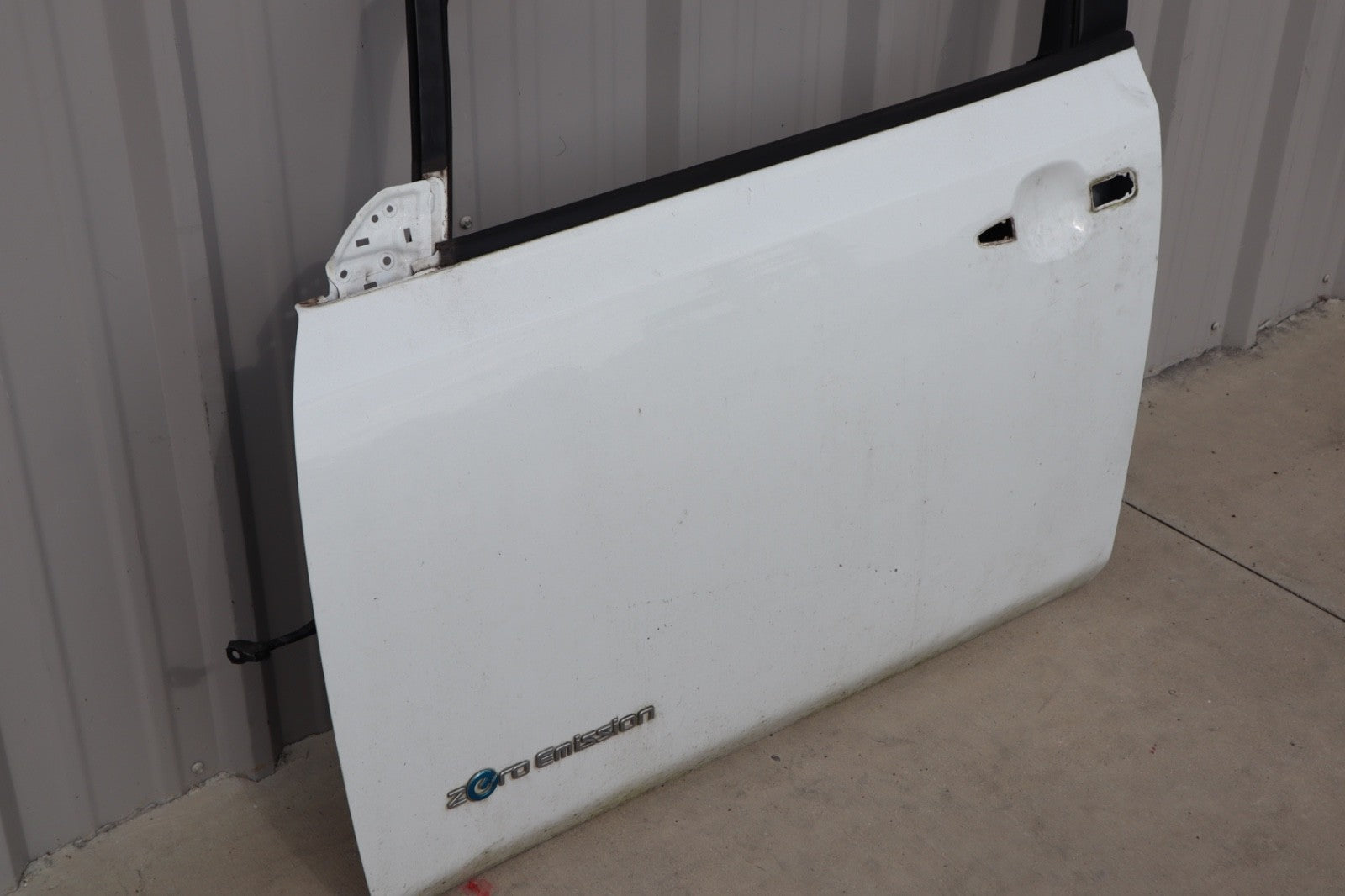 2013-2024 NISSAN LEAF Front Left Door Passenger Side Pearl Whtie Shell Only