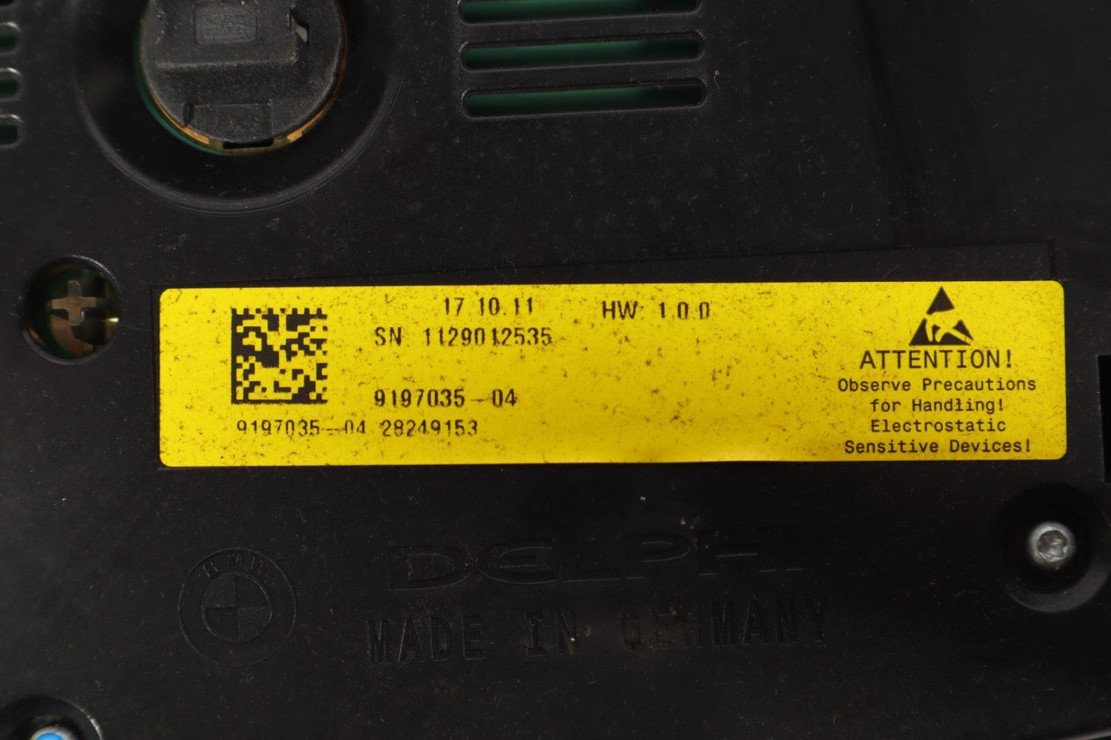 2012-2018 BMW 640I 650I F12 ROOF OVERHEAD CONSOLE DOME LIGHT LAMP SWITCH OEM