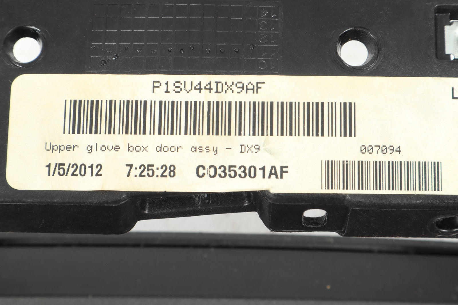 2011-2020 DODGE GRAND CARAVAN UPPER GLOVE BOX DOOR OEM P1SU44DX9AF