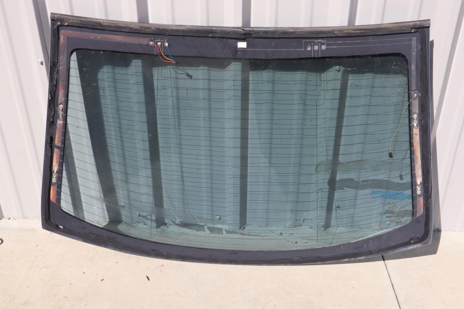 10-17 MERCEDES C207 E350 E550 COUPE REAR BACK WINDSHIELD WINDOW GLASS OEM