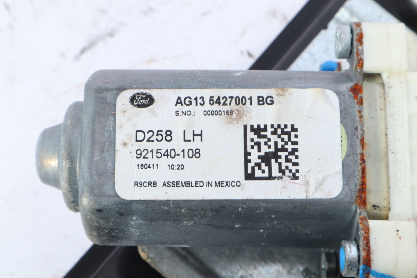 2010-2019 FORD TAURUS DOOR WINDOW REGULATOR W/MOTOR REAR LEFT OEM