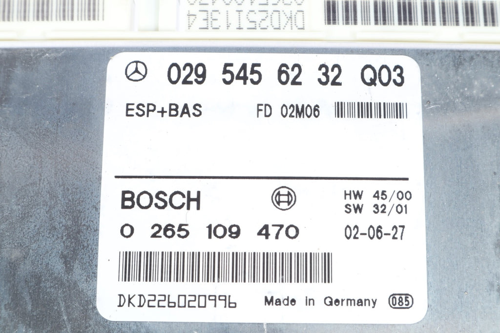1999 - 2003 Mercedes W208 CLK430 ESP BAS ABS Control Module OEM