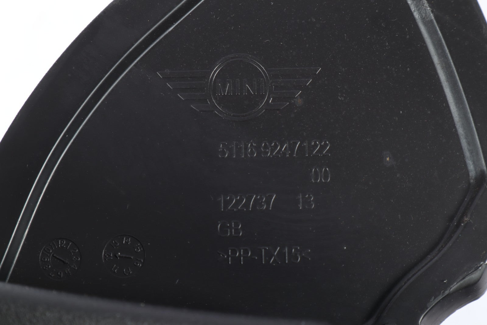 2012 MINI COOPER GLOVE BOX COMPARTMENT OEM