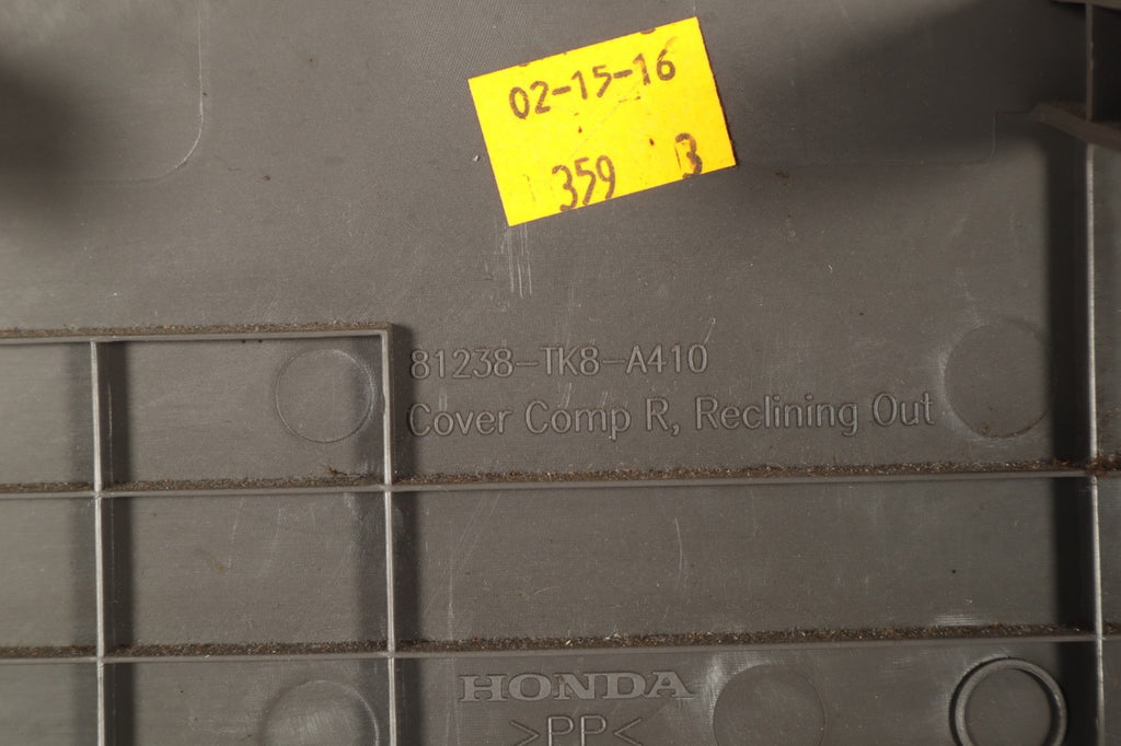 2011-2017 Honda Odyssey OEM Right Side Passenger Seat Rail Cover Trim Garnish