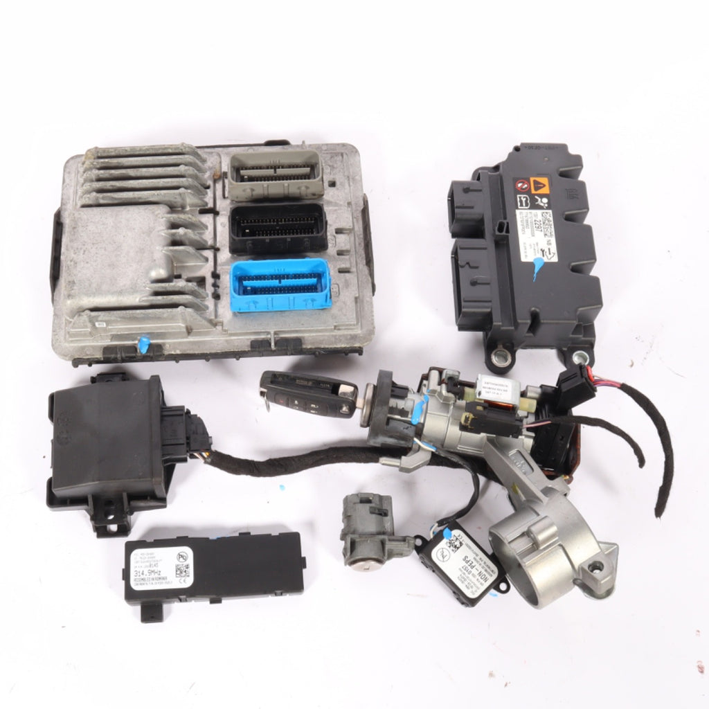 2016-2019 BUICK CASCADA ECM ENGINE COMPUTER KEY LOCK-SET OEM