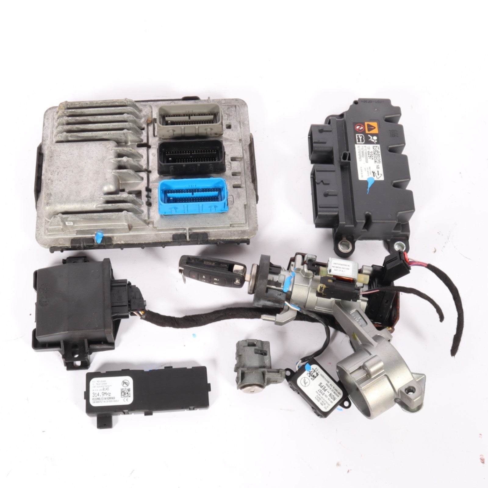 2016-2019 BUICK CASCADA ECM ENGINE COMPUTER KEY LOCK-SET OEM