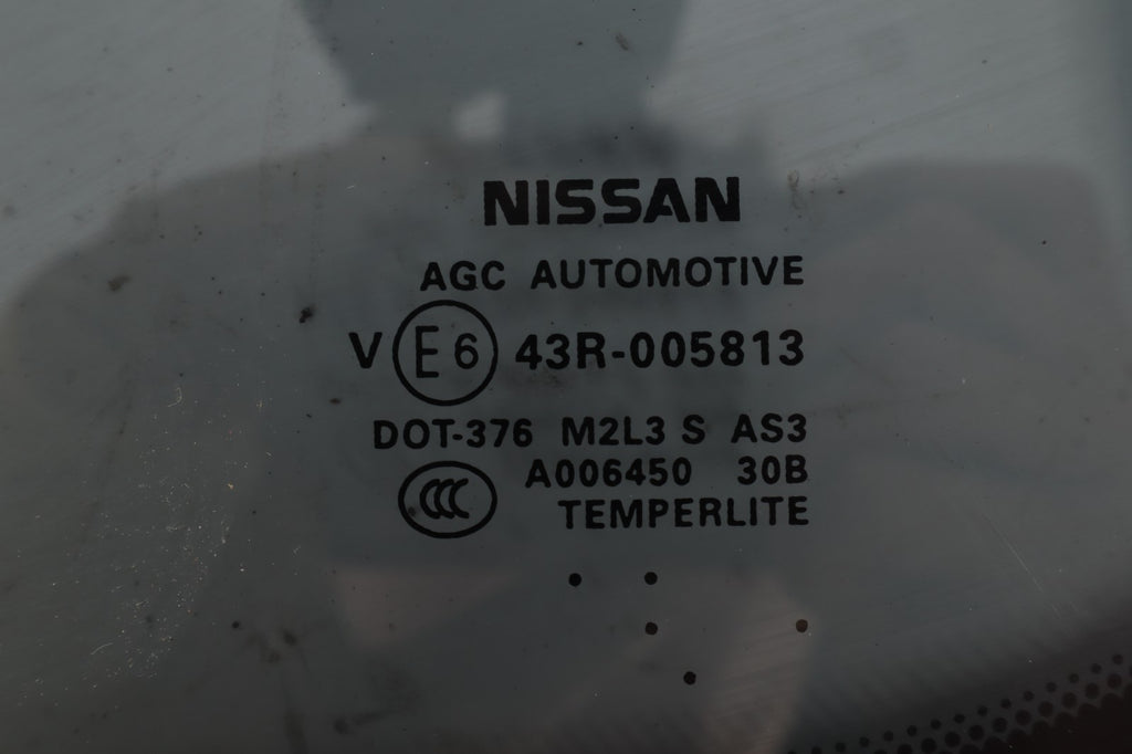 2013 - 2020 NISSAN PATHFINDER REAR LEFT DRIVER SIDE QUARTER WINDOW GLASS OEM