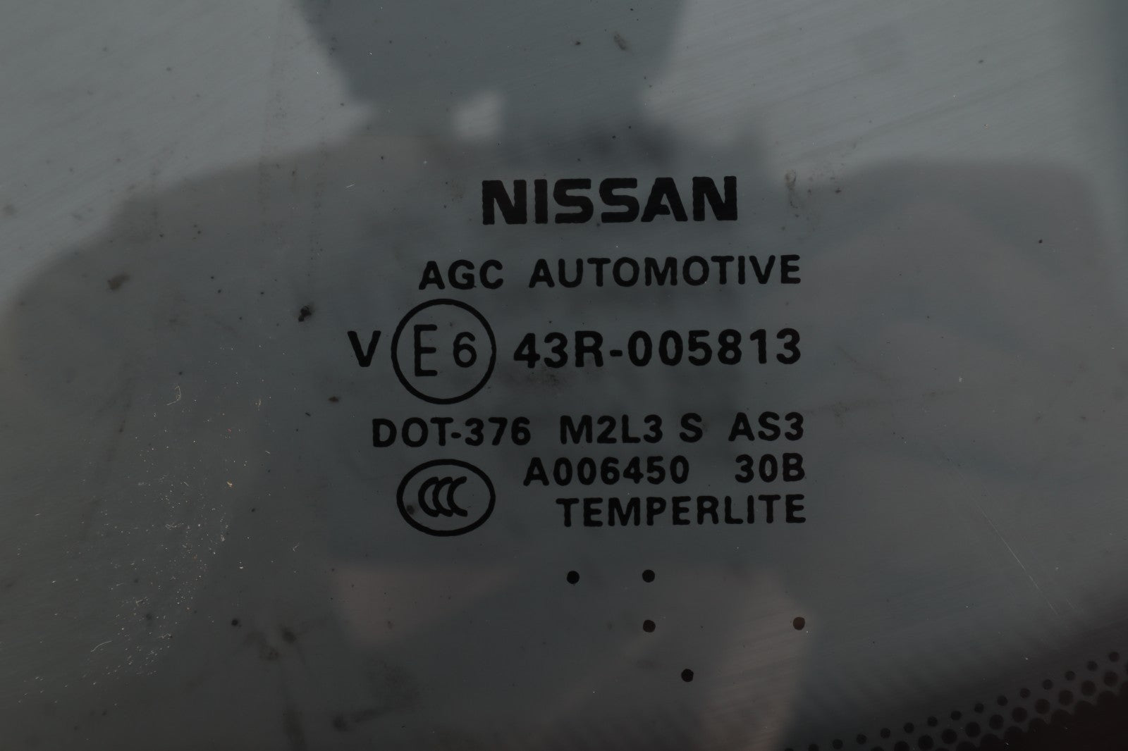 2013 - 2020 NISSAN PATHFINDER REAR LEFT DRIVER SIDE QUARTER WINDOW GLASS OEM