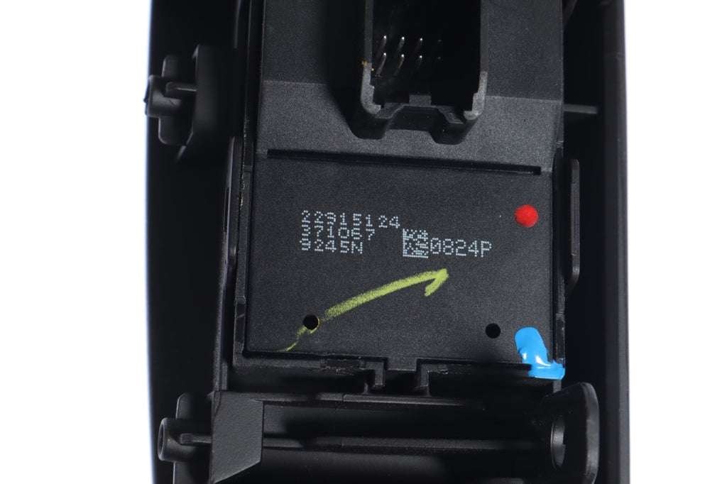 2017-2018 CHEVROLET SONIC LEFT DRIVER WINDOW SWITCH 22915124 OEM