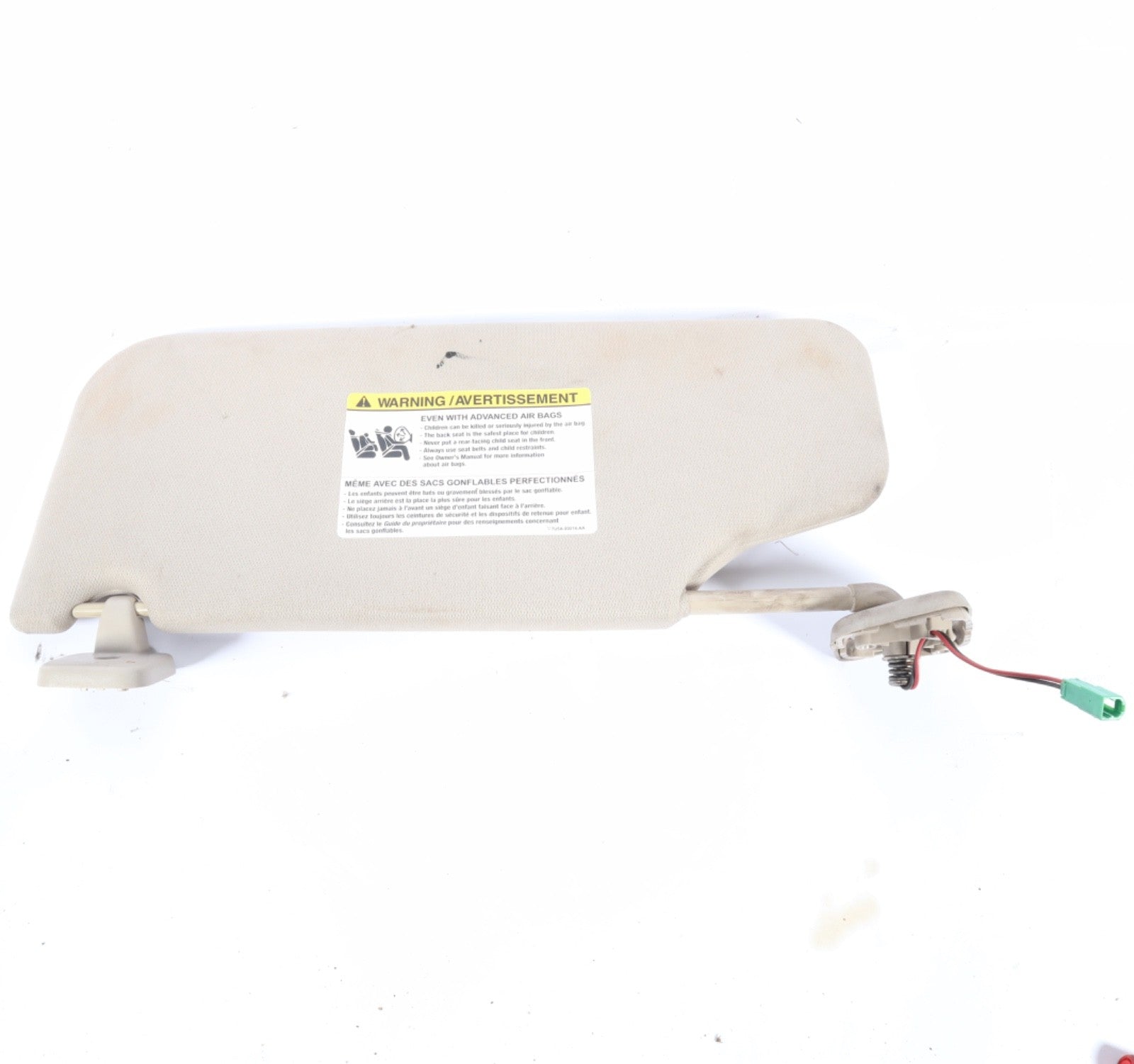 2010-2011 FORD TAURUS PASSENGER RIGHT SUN VISOR SUNVISOR OEM