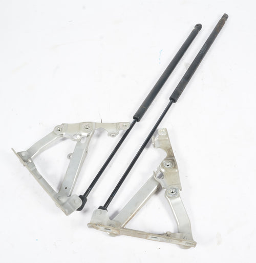 05-11 MERCEDES R171 SLK280 SLK350 RIGHT & LEFT HOOD HINGE PAIR SET SILVER OEM