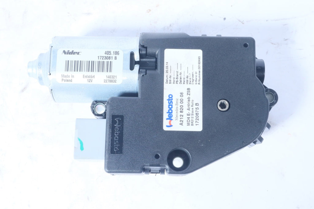 2007-2014 Mercedes C250 Panoramic Sunroof Sunshade Motor A212 820 00 08 OEM
