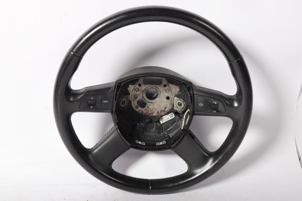 2007-2011 AUDI 4L Q7 STEERING WHEEL 4 FOUR SPOKE LEATHER OEM 4F0091AH