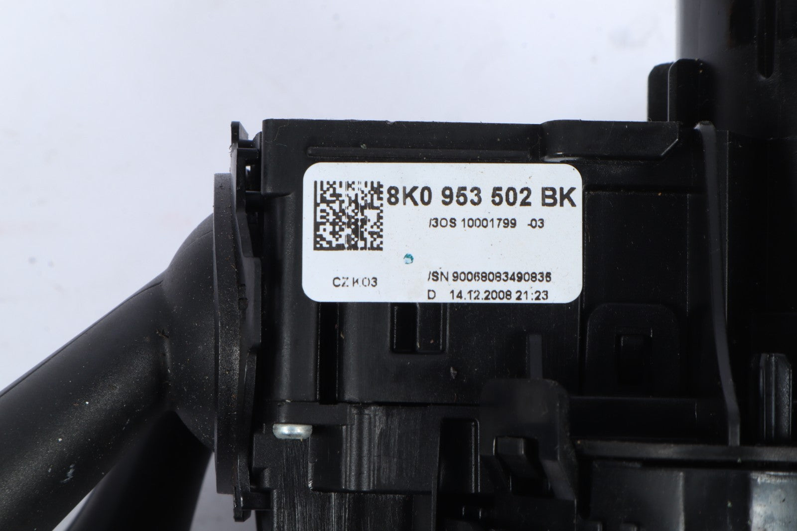 2009-2012 AUDI Q5 TURN SIGNAL WIPER COLUMN SWITCH CLOCK SPRING 8K0953568F OEM