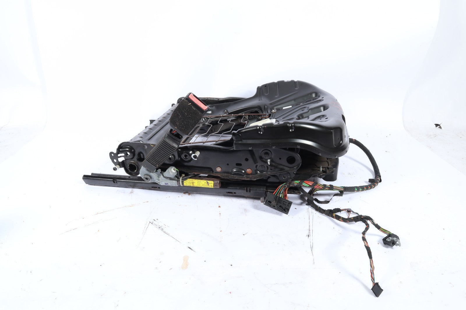 2010-2013 RANGE ROVER LH FRONT LEFT  SEAT TRACK FRAME RAIL W MOTOR OEM