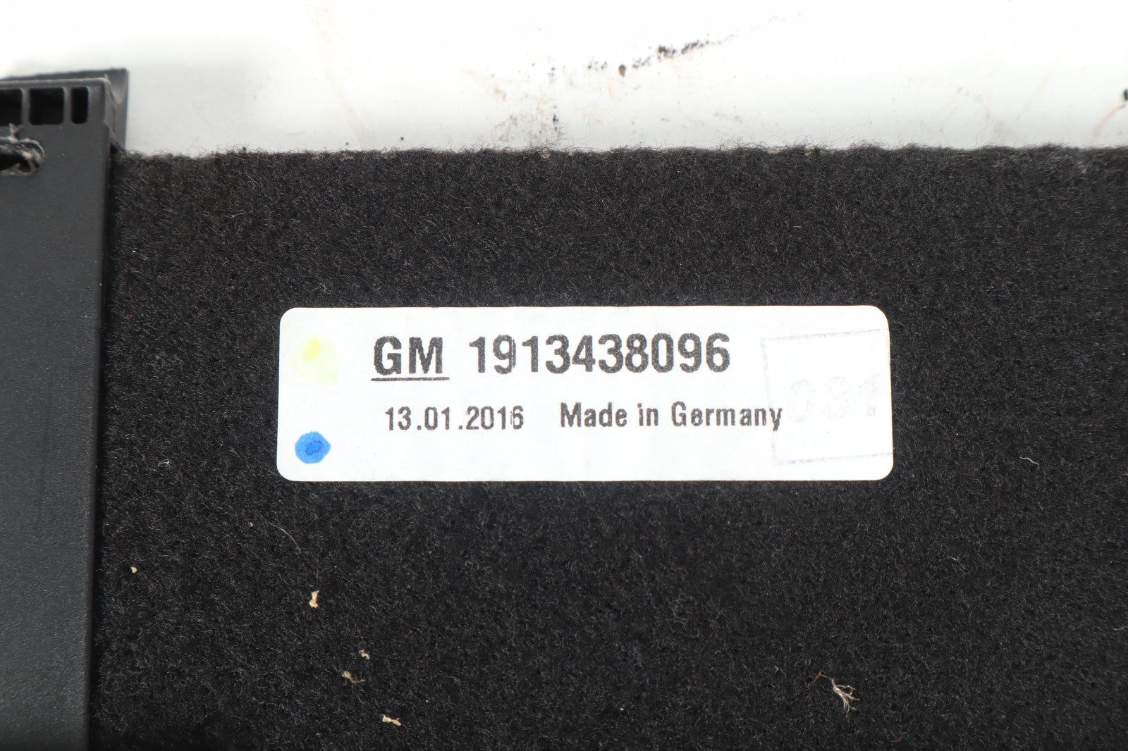 2016 BUICK CASCADA TRUNK PARTITION DIVIDER OEM 1913438096