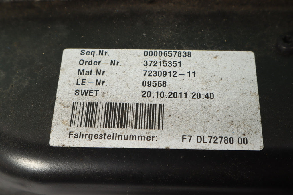 2012 BMW 640i 650i CONVERTIBLE TOP BACK GLASS WINDOW REGULATOR w/glass OEM