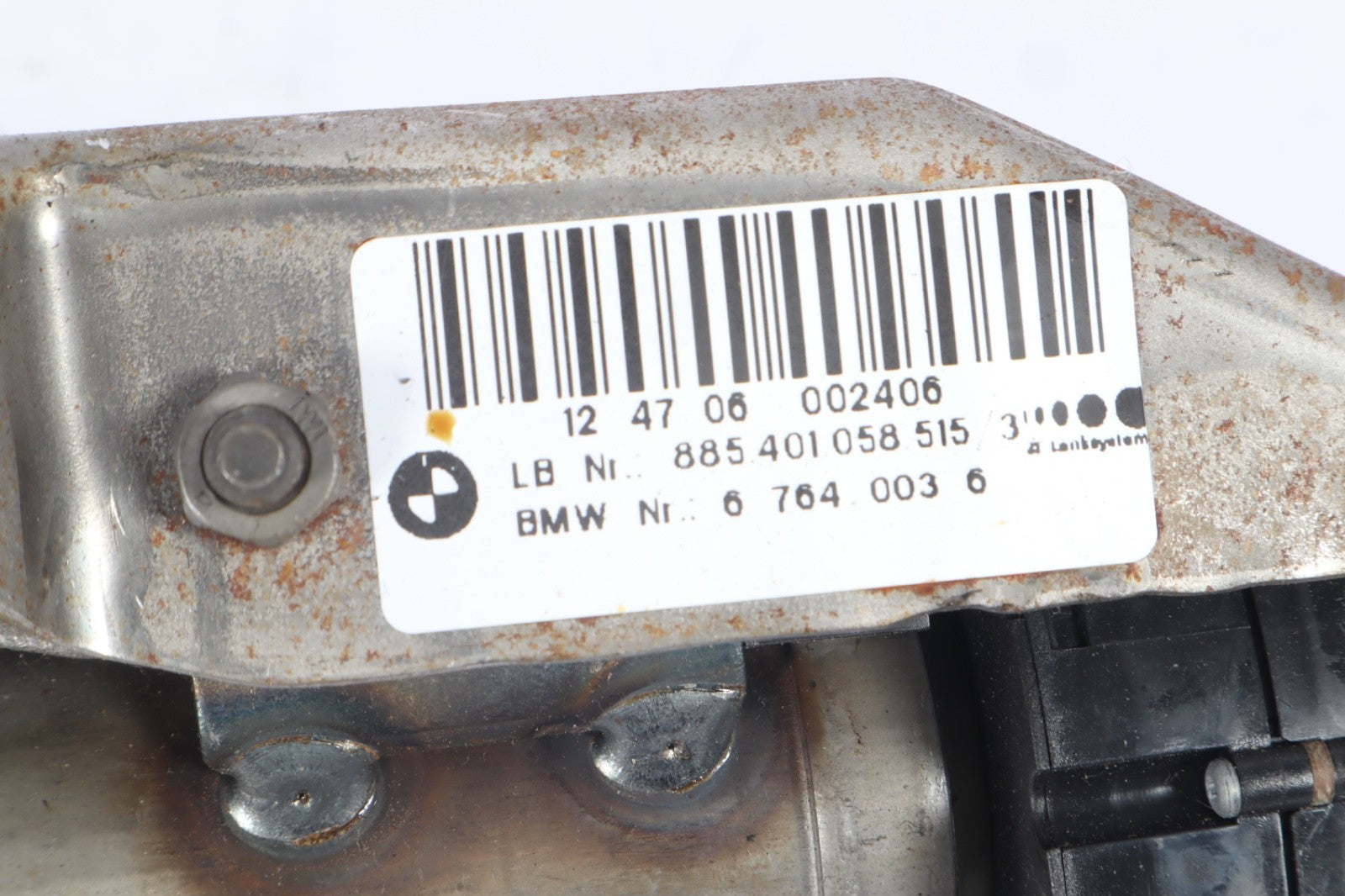 2007-2010 BMW X3 STEERING COLUMN WITH THE KEY OEM