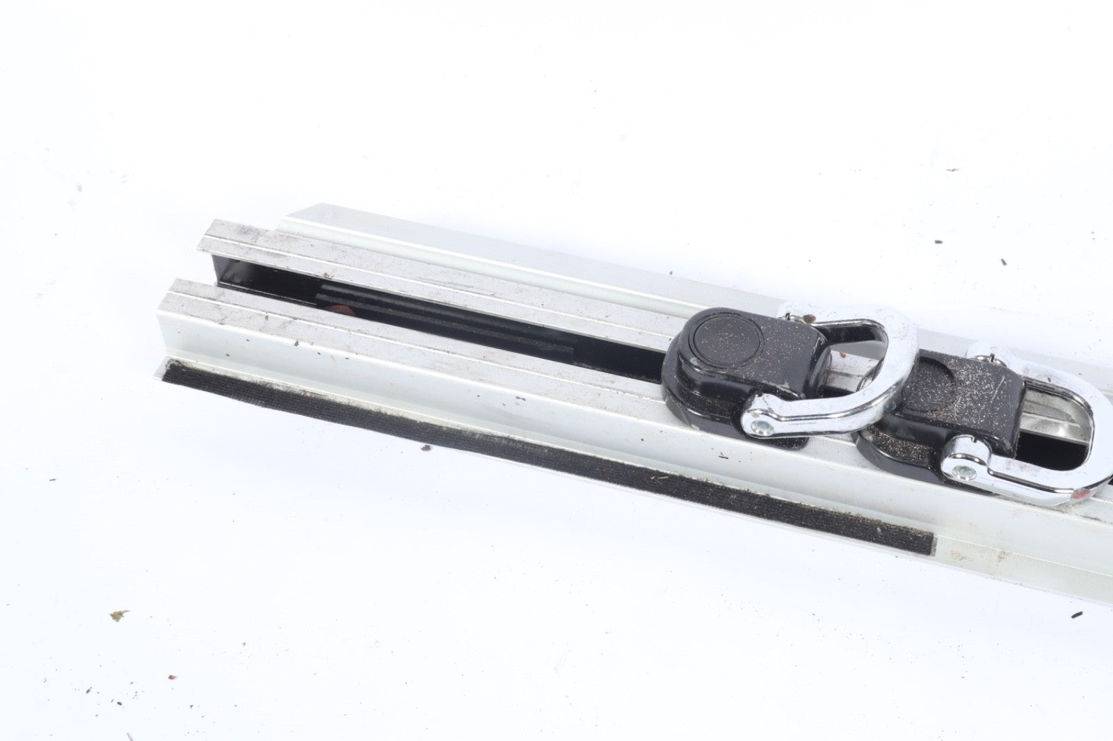 2004-2010 BMW X3 E83 REAR TRUNK CARGO STORAGE LASHING FLOOR RAIL ALUMINUM OEM